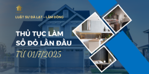thủ tục làm sổ đỏ lần đầu