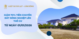 giảm 70% tiền chuyển đất nông nghiệp lên thổ cư