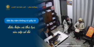 Đất lâu năm không có giấy tờ - điều kiện và thủ tục xin cấp sổ đỏ