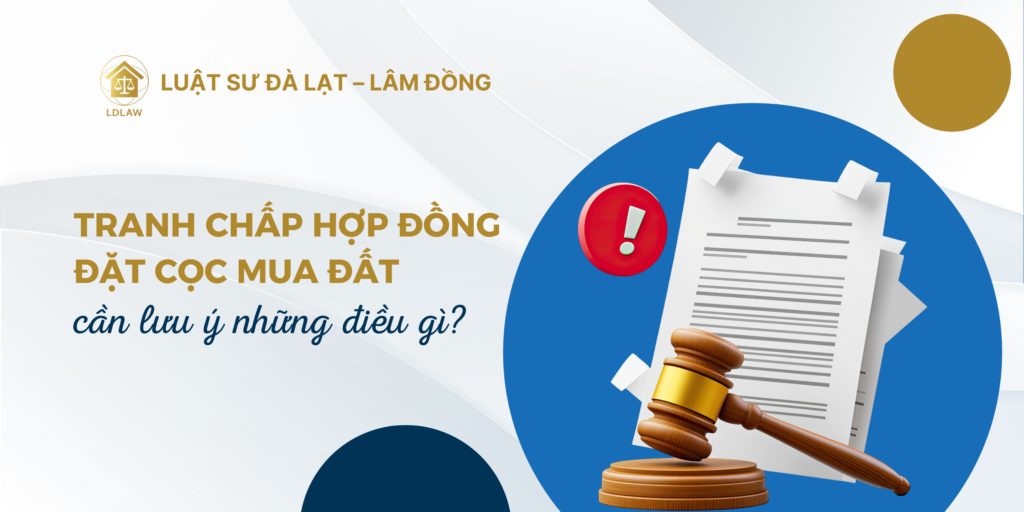 tranh chấp hợp đồng đặt cọc mua đất